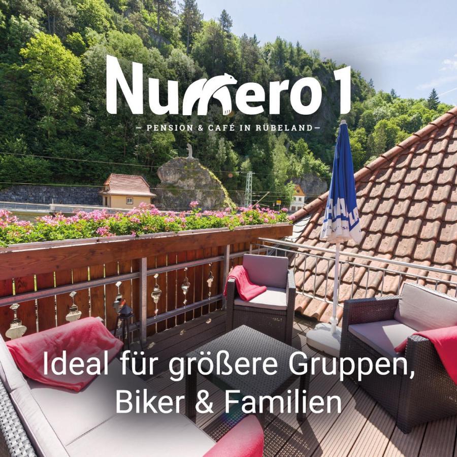 Numero1-Pension Und Cafe Рюбеланд Экстерьер фото